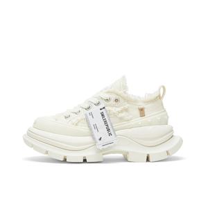 Низкие массивные кроссовки, увеличивающие рост, унисекс SMILEREPUBLIC, White