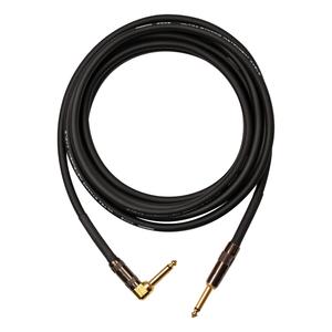 Инструментальный кабель Mogami Platinum с разъемами под прямым углом к ​​прямому концу, 12 футов. От угла к прямому концу