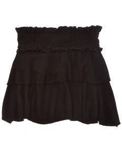 Юбка из джерси 2x2 в рубчик Flowers by Zoe Terry, черный