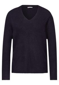 Базовый свитер STREET ONE Sweater, темно-синий