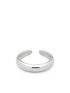 Серьга-кафф с родиевым покрытием Tom Wood, серебряный