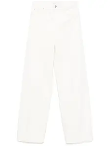 Широкие джинсы TOTEME, белый