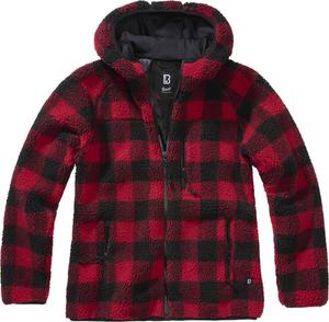 Куртка Brandit Teddyfleece Ladies Jacket, карсный/черный