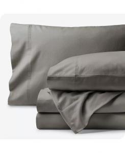 Комплект фланелевых простыней из органического хлопка Bare Home, серый