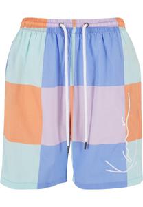 Плавки Karl Kani Swim Trunks, цвет blue/lilac/orange