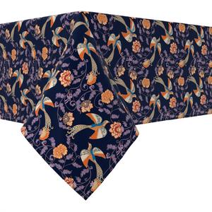 Прямоугольная скатерть, 100 % хлопок, 60х120 дюймов, цветочный 48