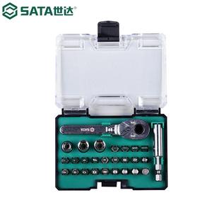 Набор мини-ключей с храповым механизмом SATA, 27 предметов 05497