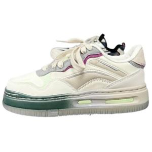 Кроссовки LINING Future C1 Skateboarding Shoes Women's Low-top Milky White/Mica Gray/Fairy Fruit Green, зеленый