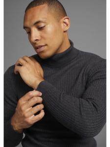 Водолазка цвета антрацитовый меланж Bruno Banani