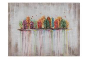 Акриловая картина ручной работы KUNSTLOFT Buoyant Spirit цвет beige/multicolor