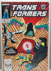 Transformers 61 - Primal Scream - Grimlock- Starscream - Comic Book (1) (Marvel Comics)