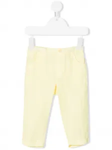 Льняные брюки прямого кроя Siola, желтый