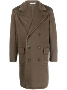 Двубортное кашемировое пальто Boglioli, коричневый