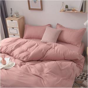 Generic Комплект постельного белья мягкий комфортный гипоаллергенный Pink