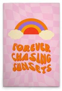 Картина на холсте A.S. Création Sunsets цвет rosapinkorange