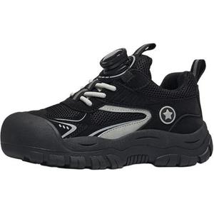 Нескользящие износостойкие низкие детские кроссовки для повседневной жизни TATA, черный