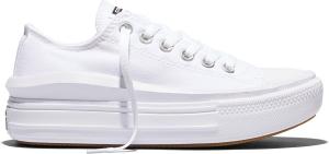 Женские кеды Converse Chuck Taylor All Star Move Canvas с платформой, низкие, белый