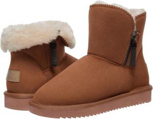 Женские складные зимние сапоги CAMEL CROWN с утепленным мехом, средне-высокие сапоги с молнией, теплые домашние тапочки, классические мини-сапоги для улицы