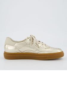 Золотые кожаные кроссовки Paul Green