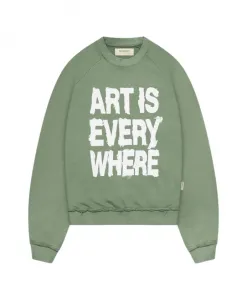 Искусство повсюду (свитер) Reternity, зеленый