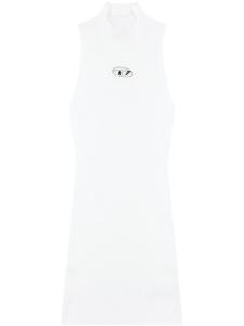 Diesel платье M-Onervax с логотипом, белый