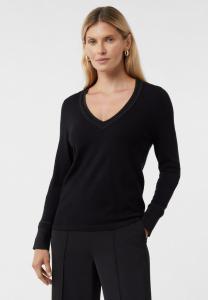 Джемпер comma Jumper, Schwarz/Black