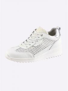 Heine Кроссовки белого и серебристого цвета