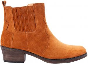 Женские повседневные ботинки Propet Reese с круглым носком, на низком каблуке 1-2, серые, Copper