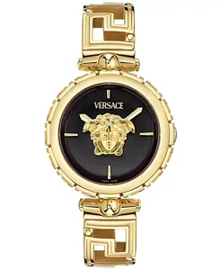 Женские наручные часы Swiss Medusa Jewel с позолоченным браслетом, 34 мм Versace