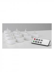 Profiline Светодиодные свечи-таблетки теплого белого света - 10 штук