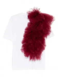 Футболка с оборками Alchemy, белый