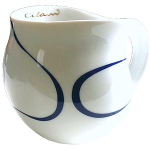 Кружка для кофе Loop синего цвета Luigi Colani Porzellan, мультиколор/золотистый