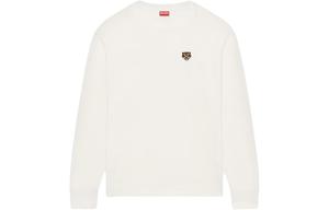 Lucky Tiger Long Sleeve T Shirt KENZO, серо-белый