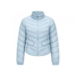 Skechers Свободная пуховая куртка для женщин Бамбуковая лунная синева, Bamboo Moon Blue 04JJ