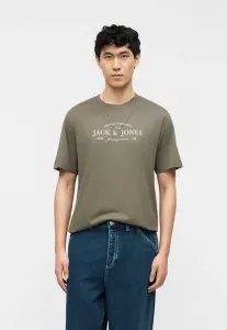 Футболка с принтом jprblakevin Jack & Jones Premium, Smokey Olive