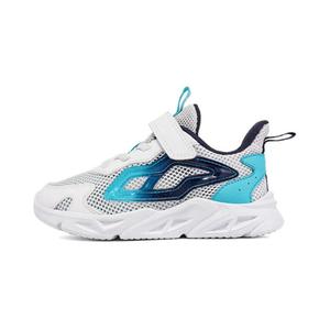 361°KIDS Кроссовки для дошкольников с амортизацией, дышащие, с низким верхом, белые, синие