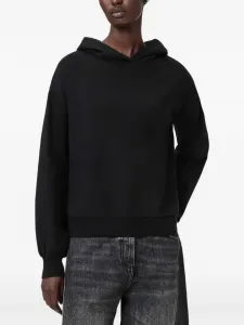 Толстовка с капюшоном и логотипом Zinc Allsaints, черный