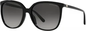 Женские солнцезащитные очки Michael Kors Mk2137u Anaheim Universal Fit Square, Black/Dark Grey Gradient