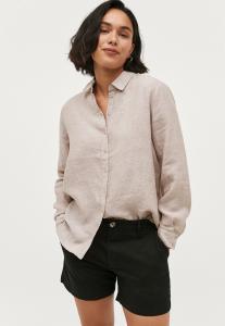 Блузка-рубашка MAGDA Ellos Collection, цвет beigemelange