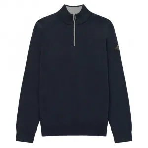 Свитер Ecoalf Larch с половинной молнией, синий