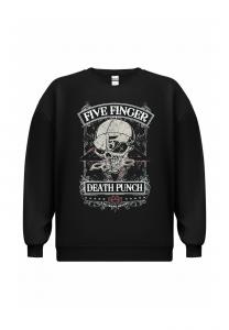 Толстовка FIVE FINGER DEATH PUNCH WICKED MASTER ROSE rockshirts, черный