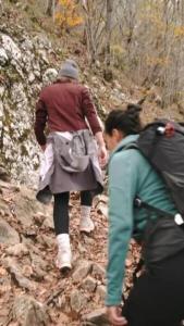 Женские водонепроницаемые горные ботинки для хайкинга Quechua MH500