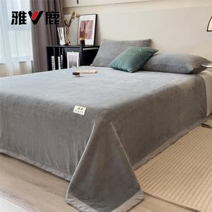 Yalu Простыня 120х230 см из молочного велюра, утепленная, цвет Gentleman Gray