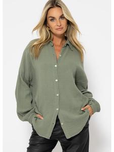 Блузка SASSYCLASSY, хаки