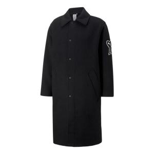 Куртка x ami coat 'black' Puma, черный