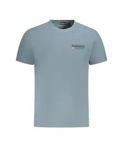 Футболка с ярким логотипом Napapijri, серый