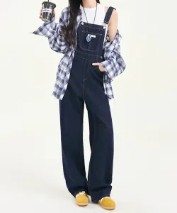 Комбинезон из джинсовой ткани aimoha -select-/Wide silhouette Aimoha - Select -, цвет Navy