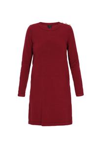Вязаное платье DreiMaster Klassik Classic, рубиново-красный