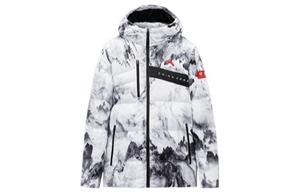 Разнообразие Тренировочная Коллекция Пуховик Мужской Полный Принт Земли Anta, цвет Full of Ground Print