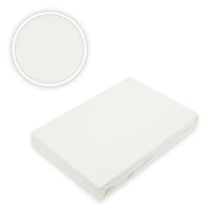 Простыня трикотажная белая разных размеров 140 - 160 х 200 см Südseetraum